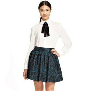 Alice + Olivia Stora Pleated Pouf Skirt Size 6